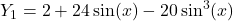 Y_1=2+24\sin(x)-20\sin^3(x)