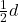 \frac{1}{2}d
