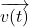 \overrightarrow{v(t)}