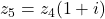 z_5=z_4(1+i)