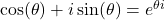 \cos(\theta)+i\sin(\theta)=e^{\theta i}