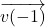 \overrightarrow{v(-1)}