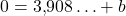 Rendered by QuickLaTeX.com 0=3{,}908\ldots+b